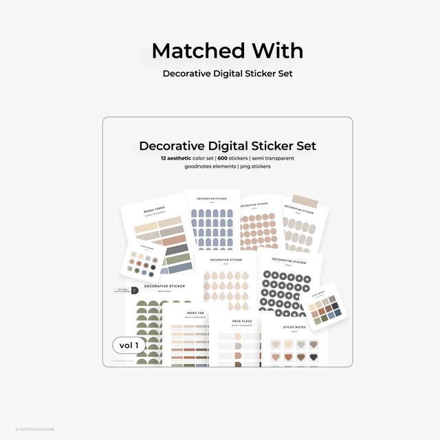 Everyday Digital Sticker Set | Vol 3