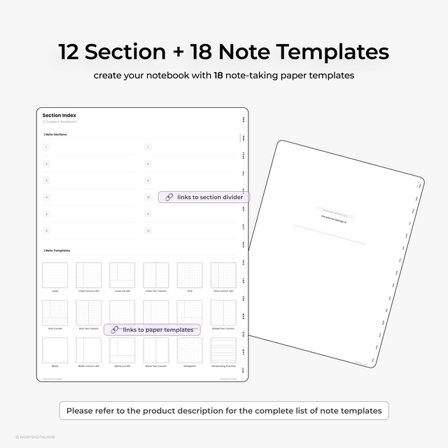 2024-2025 Midyear Digital Planner - Portrait Plain