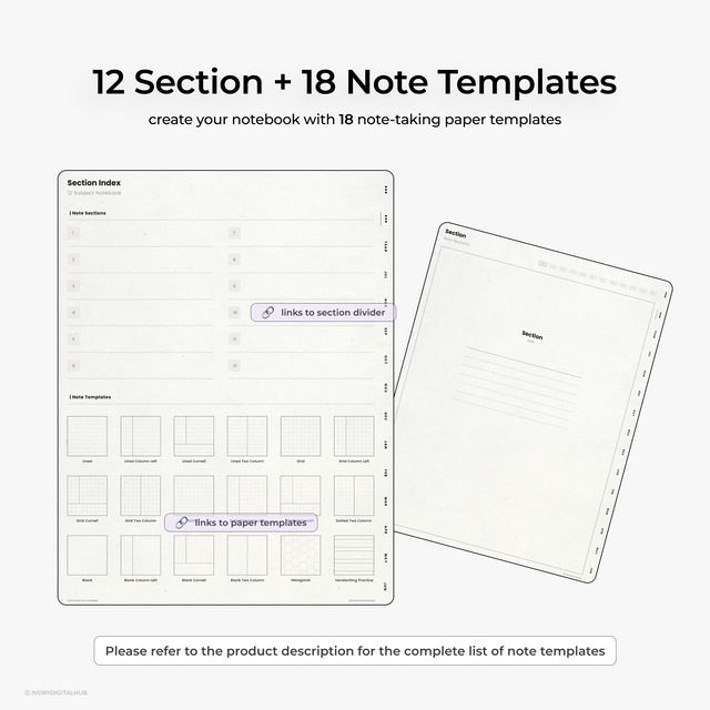 2024-2025 Midyear Digital Planner - Portrait White