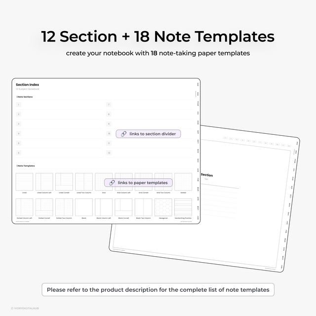 2024-2025 Midyear Digital Planner - Landscape Plain