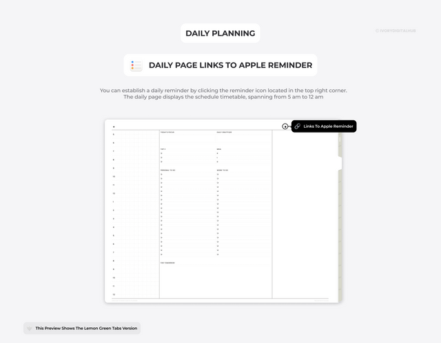 Undated Ultimate Student Digital Planner - Landscape