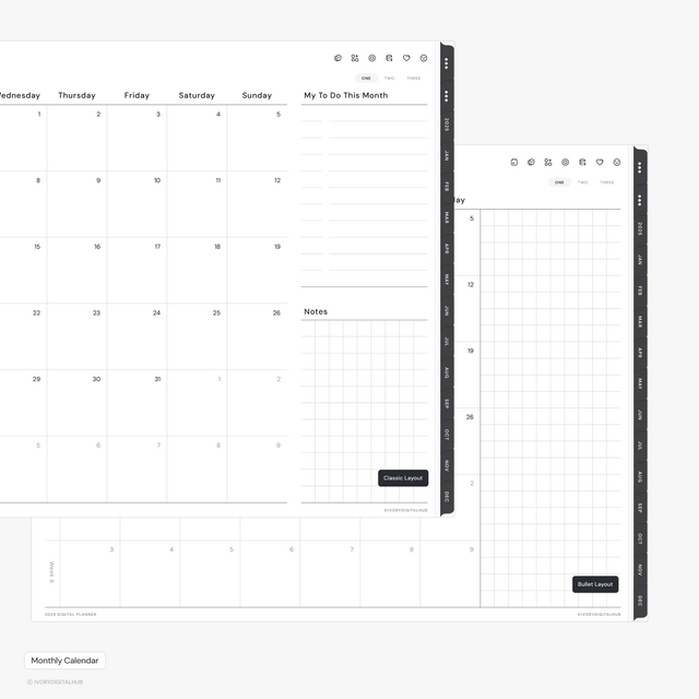 2025 Digital Planners - Landscape