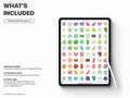 Digital Stickers, Digital Planner Stickers, Planner Stickers, Emoji Stickers, Daily Sticker, GoodNotes Stickers, Mood Sticker