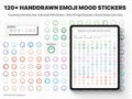 Digital Stickers, Digital Planner Stickers, Planner Stickers, Emoji Stickers, Daily Sticker, GoodNotes Stickers, Mood Sticker